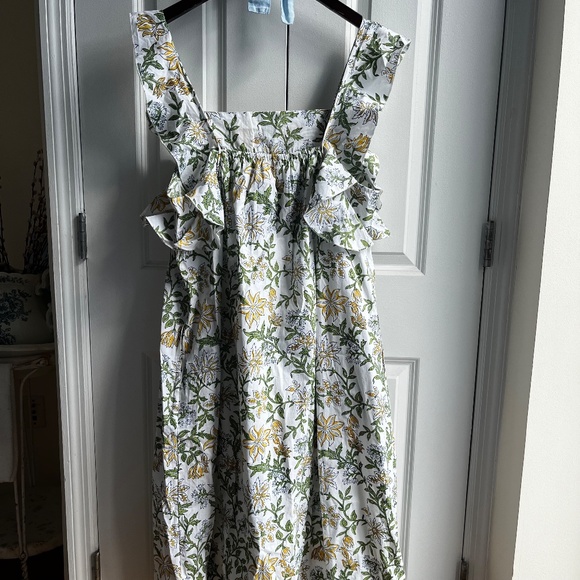 Hannah Artwear Annabella Floral Midi Dress Limoncello , 3 (Large) - NWT - Picture 5 of 7
